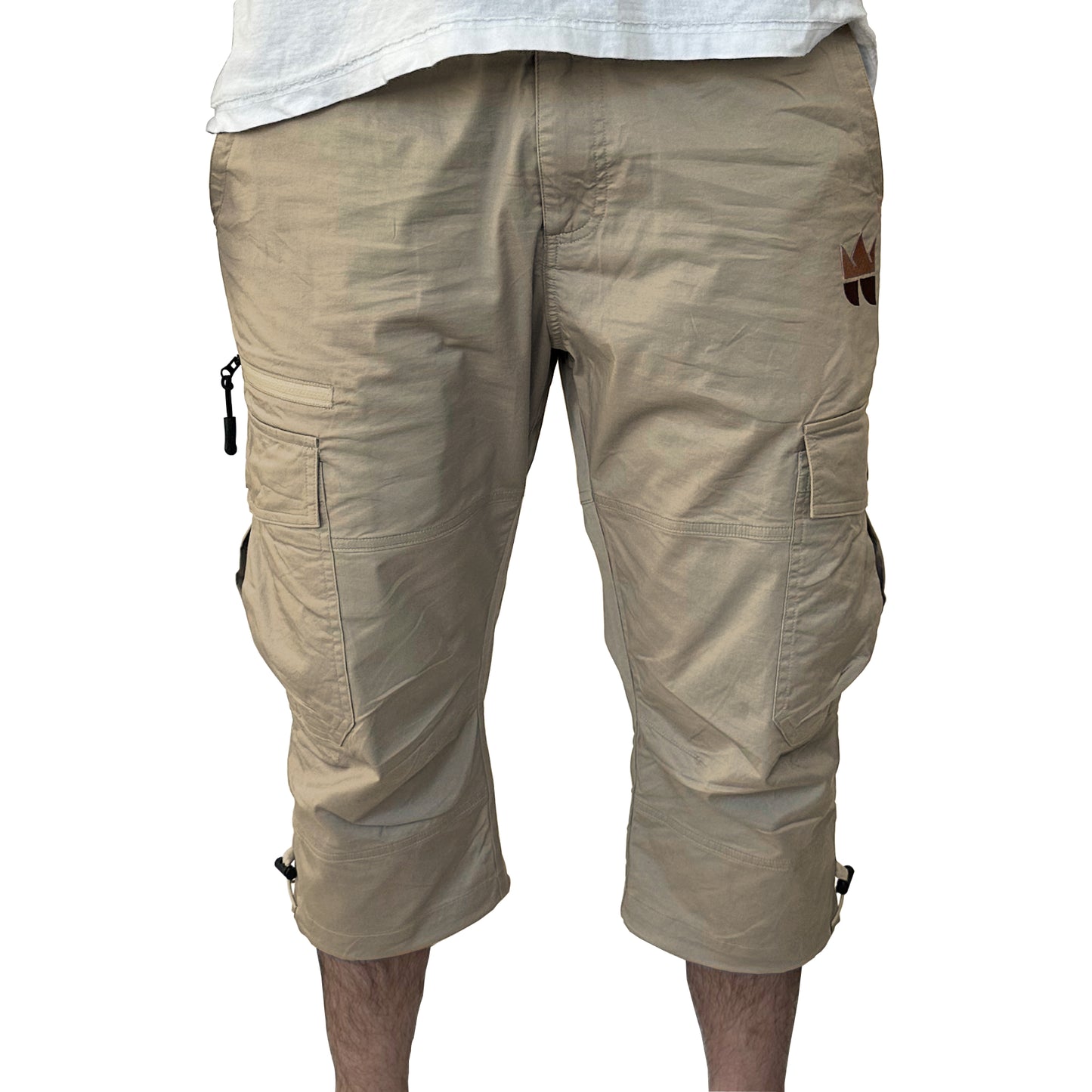 The Lazy King Men's Long Cargo Shorts