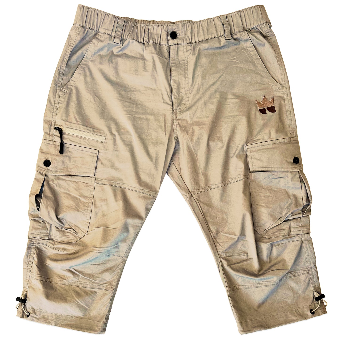 The Lazy King Men's Long Cargo Shorts