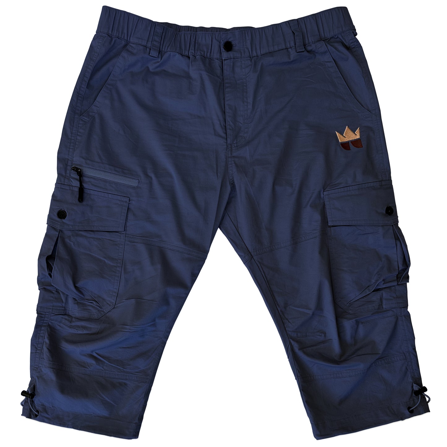 The Lazy King Men's Long Cargo Shorts