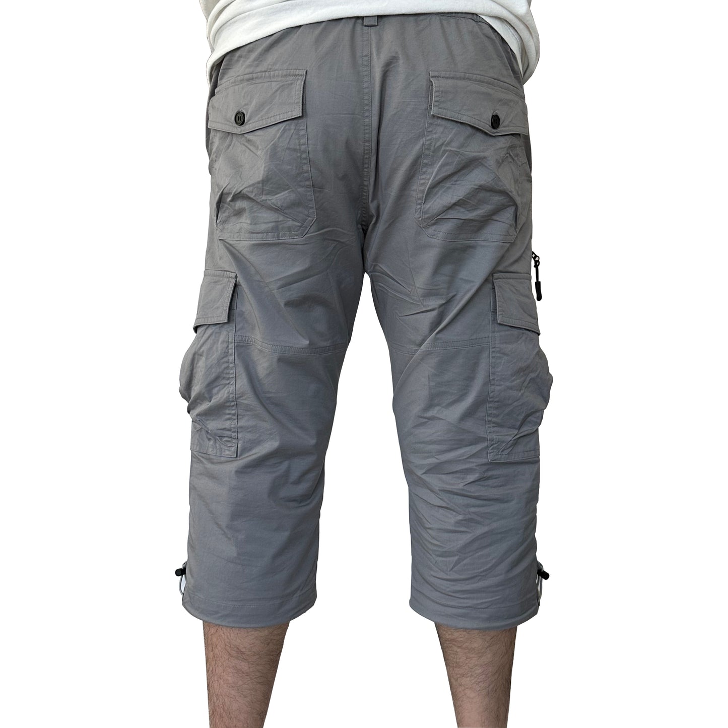 The Lazy King Men's Long Cargo Shorts