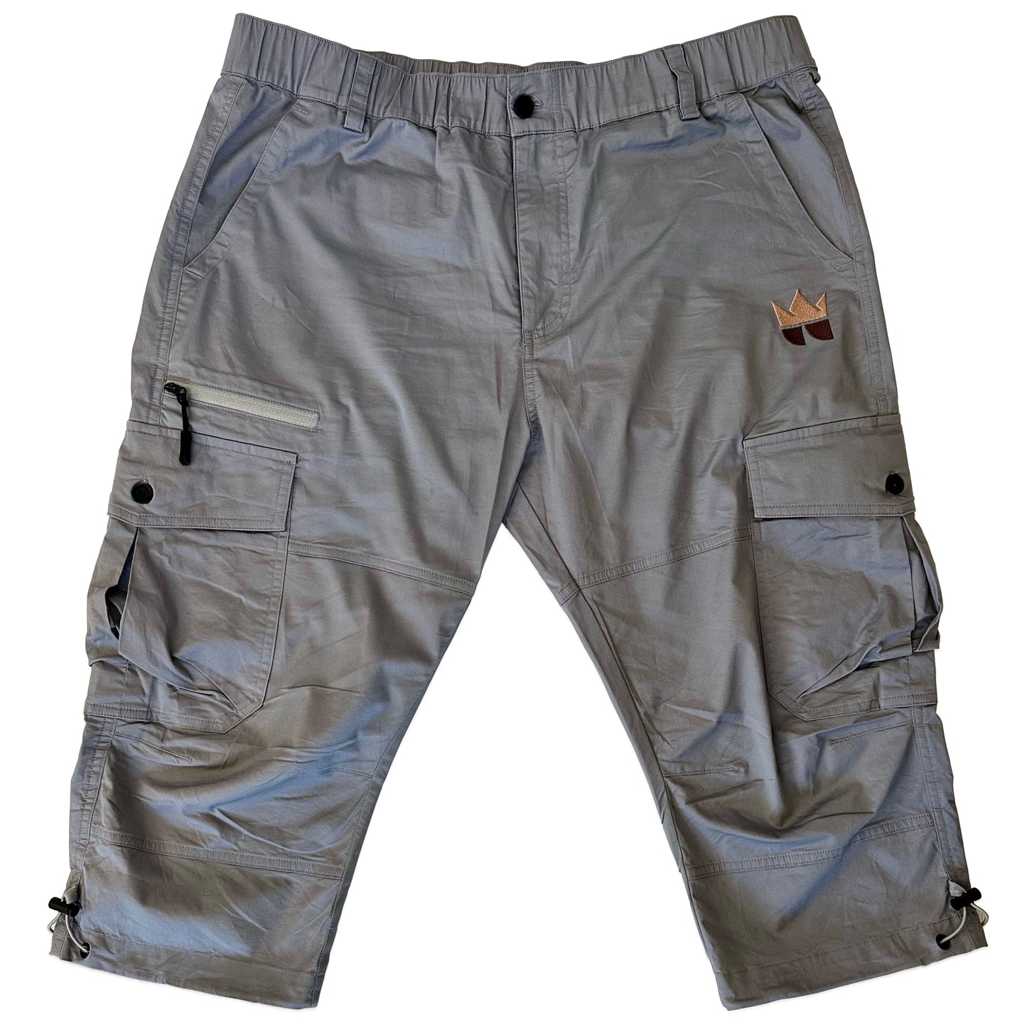 The Lazy King Men's Long Cargo Shorts