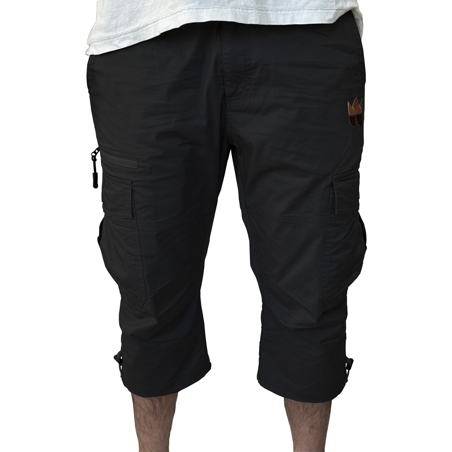 The Lazy King Men's Long Cargo Shorts