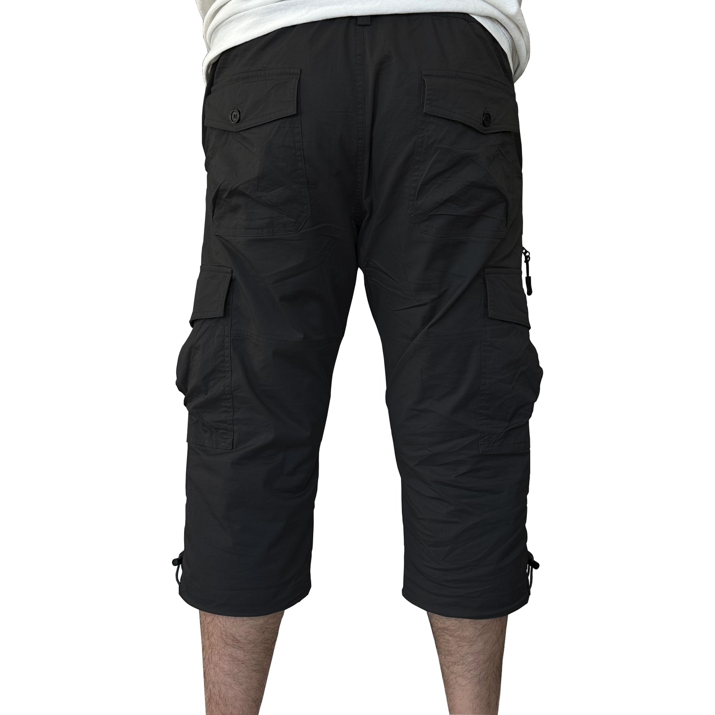 The Lazy King Men's Long Cargo Shorts