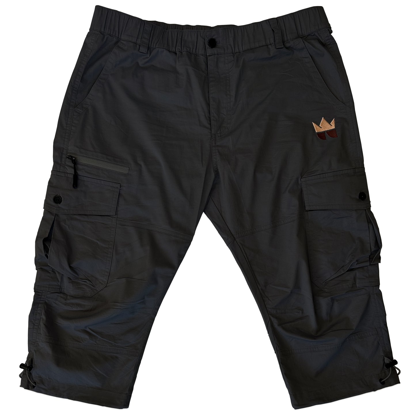 The Lazy King Men's Long Cargo Shorts
